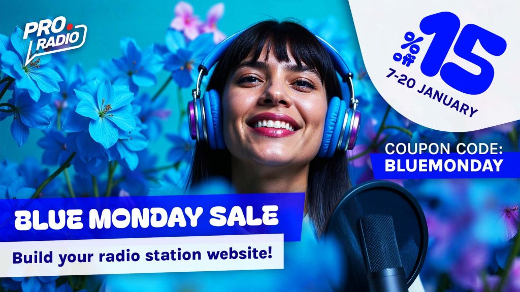 Kick Off the Year with Pro Radio’s Blue Monday Sale – 15% Off!